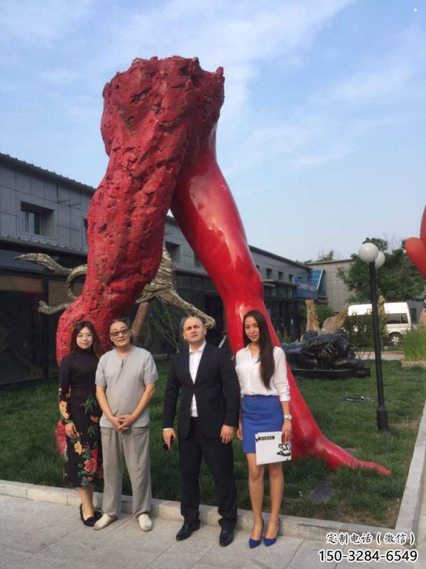人字雕塑常用，公園小品，房地產(chǎn)不銹鋼人字雕塑生產(chǎn)商