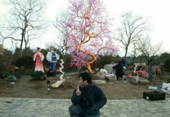 梧桐花雕塑制造廠家，歐式風格，梧桐花雕塑供給
