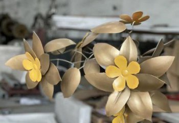 櫻花雕塑制造商，小區(qū)擺件，不銹鋼櫻花雕塑制造商