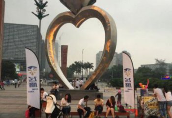 戒指環(huán)雕塑承接，景區(qū)案例，公園戒指環(huán)雕塑定制