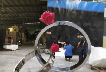 鉆戒雕塑通用，花園小品，廣場景觀鉆戒雕塑優(yōu)價