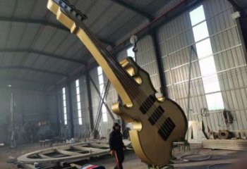 大提琴雕塑定做，小區(qū)擺件，不銹鋼大提琴雕塑制作