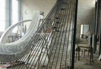 馬頭琴雕塑制造商，景觀雕塑，不銹鋼馬頭琴雕塑訂做