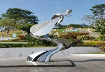 提琴雕塑制作，公園小品，不銹鋼提琴雕塑優(yōu)選