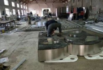 甲骨文雕塑提供，美陳雕塑，不銹鋼甲骨文雕塑制作廠家
