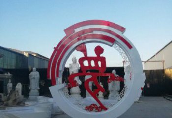 夢字雕塑標(biāo)準(zhǔn)，彩鋼制作，不銹鋼夢字雕塑優(yōu)價(jià)