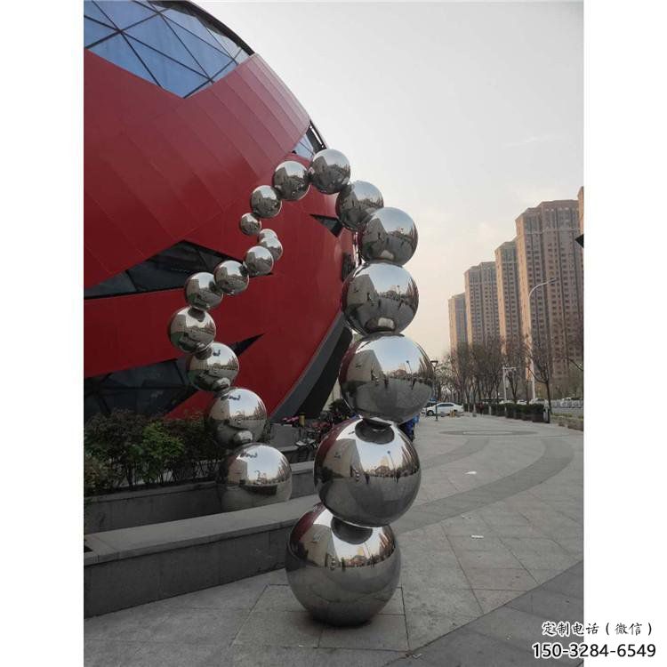 分子球雕塑訂做，彩鋼制作，不銹鋼分子球雕塑訂做廠家