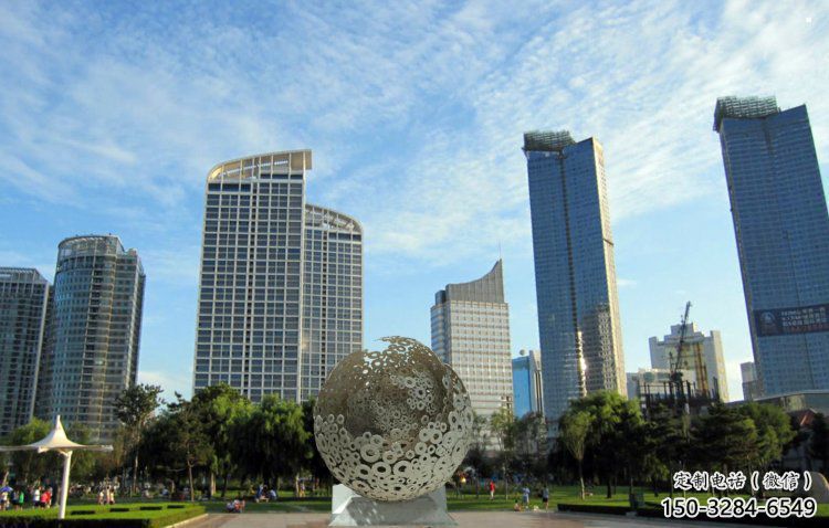 球形雕塑承接，景區(qū)案例，景觀鏤空球形雕塑定制廠家
