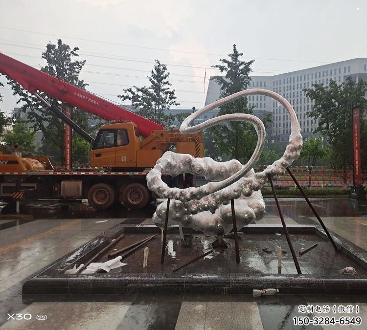 原子球雕塑工廠，廣場雕塑，不銹鋼原子球雕塑點(diǎn)擊