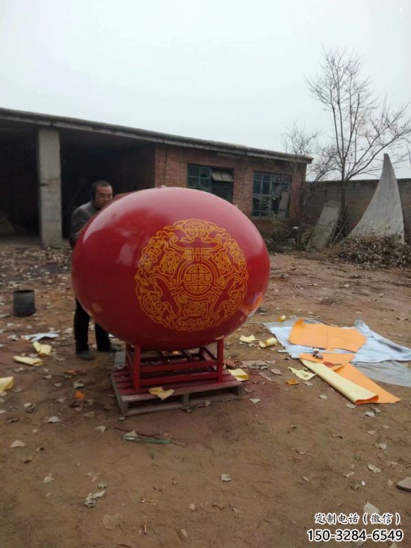 景觀圓球雕塑承接，鍛造工藝，烤漆圓球雕塑制造廠家
