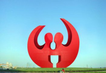 鏤空球雕塑指用，小區(qū)擺件，異形鏤空球雕塑制作
