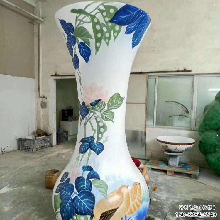 花瓶雕塑生產，透雕系列，玻璃鋼花瓶雕塑生產商