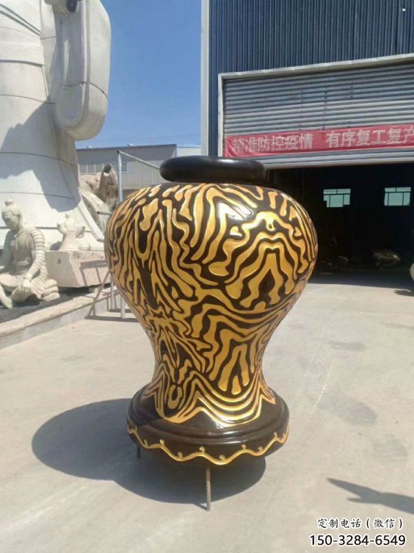 花瓶雕塑展品，景觀概念，景觀玻璃鋼花瓶雕塑優(yōu)選