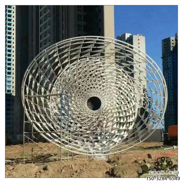 花瓶雕塑常用，鋼管組合，景觀鏤空花瓶雕塑定價(jià)