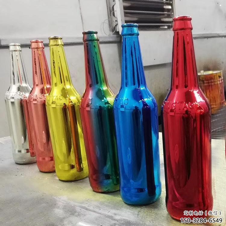 啤酒瓶雕塑供給，景區(qū)雕塑，玻璃鋼啤酒瓶雕塑優(yōu)選