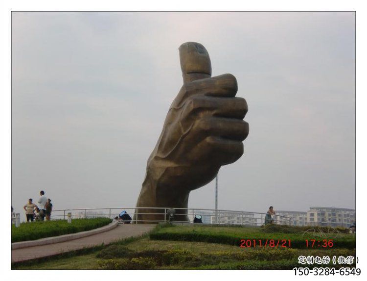 制造手掌雕塑廠家，鋼管組合，不銹鋼手掌雕塑常用