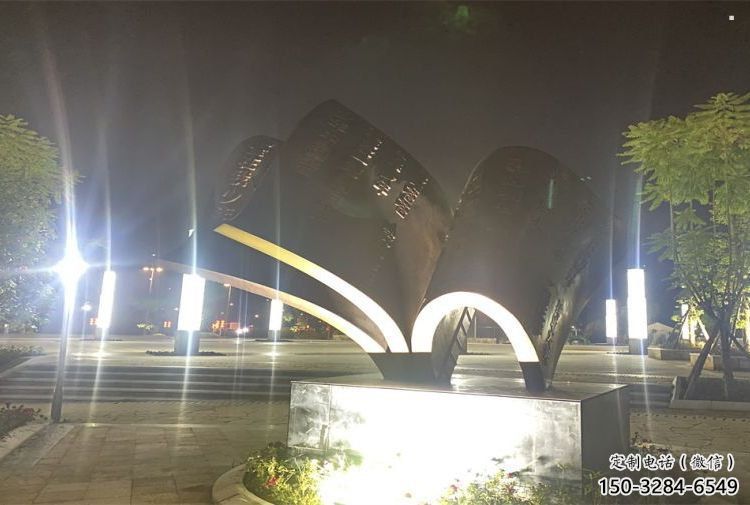銅書籍雕塑指用，小區(qū)擺件，銅書籍雕塑制作廠家