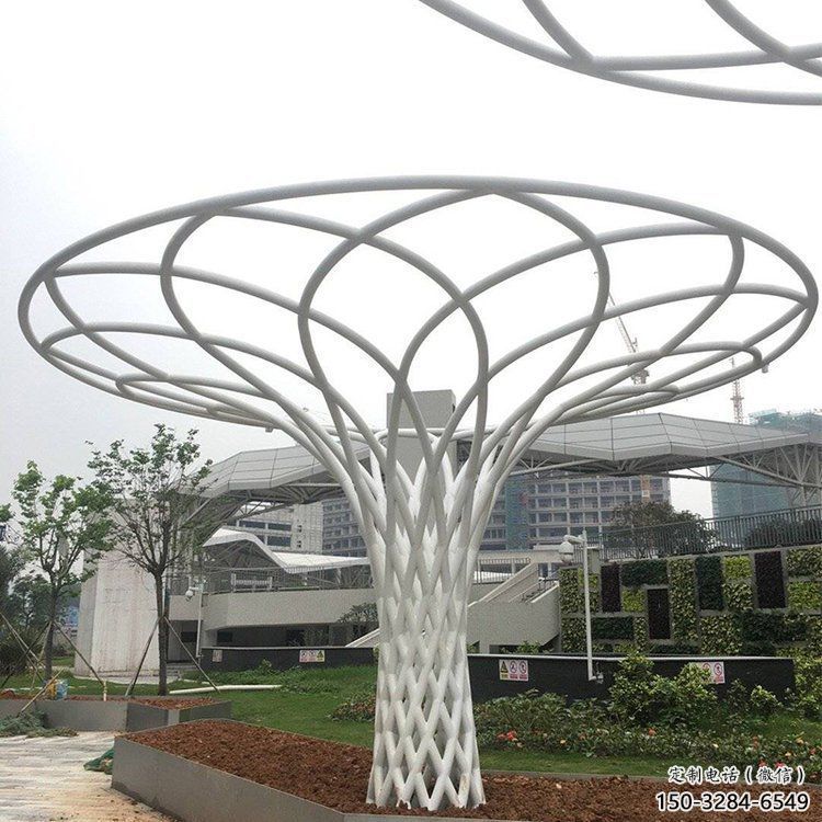 遮陽(yáng)樹雕塑供需，標(biāo)識(shí)雕塑，鏤空遮陽(yáng)樹雕塑制造商