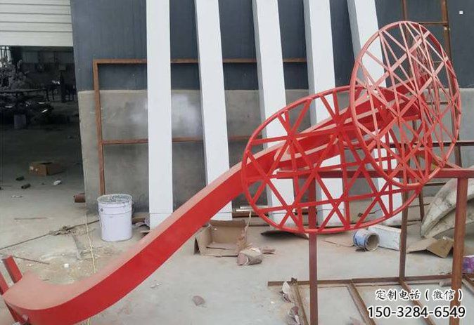 大型遮陽樹雕塑制作，花園小品，不銹鋼遮陽樹雕塑廠家