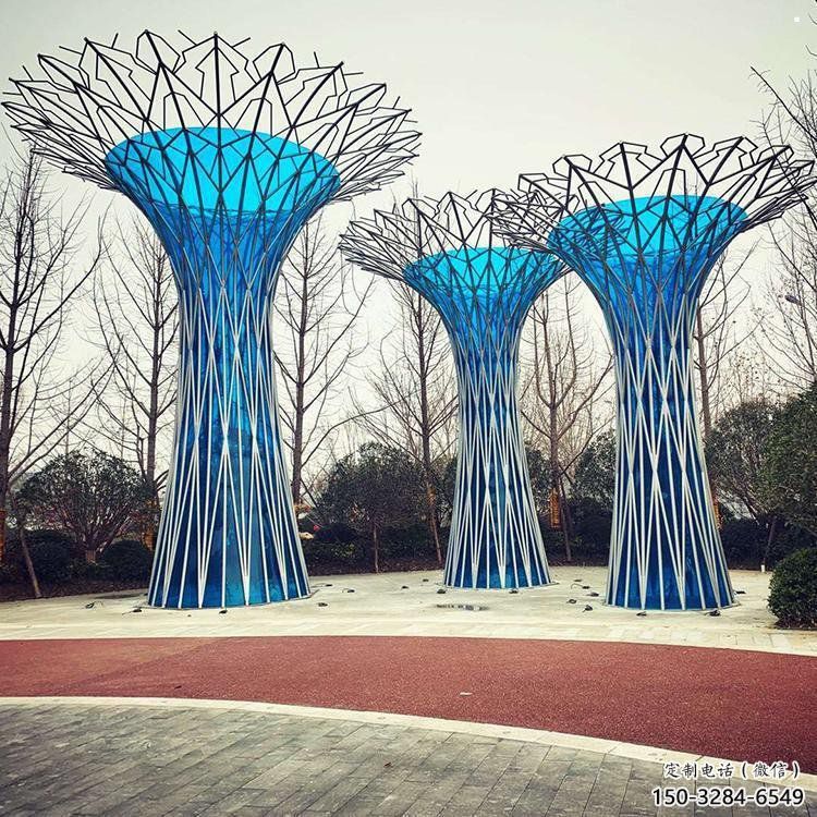 鏤空樹雕塑工廠選用，街道標識，烤漆鏤空樹雕塑制作