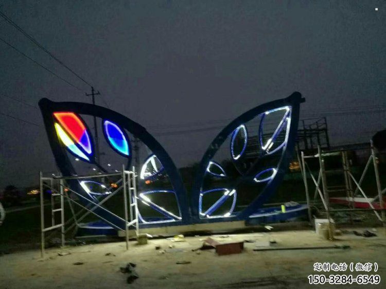 燈光樹葉雕塑廠家，中式工藝，燈光樹葉雕塑精選
