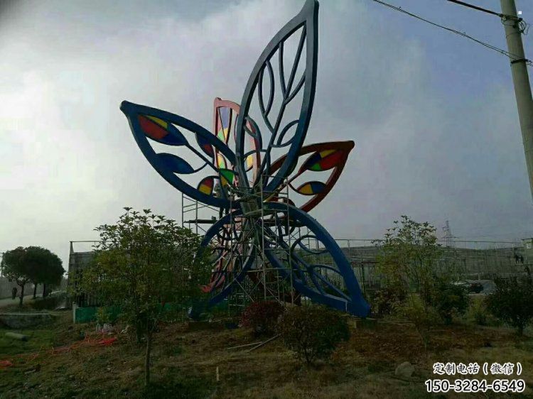 燈光樹(shù)葉雕塑優(yōu)選，景區(qū)案例，抽象燈光樹(shù)葉雕塑選用
