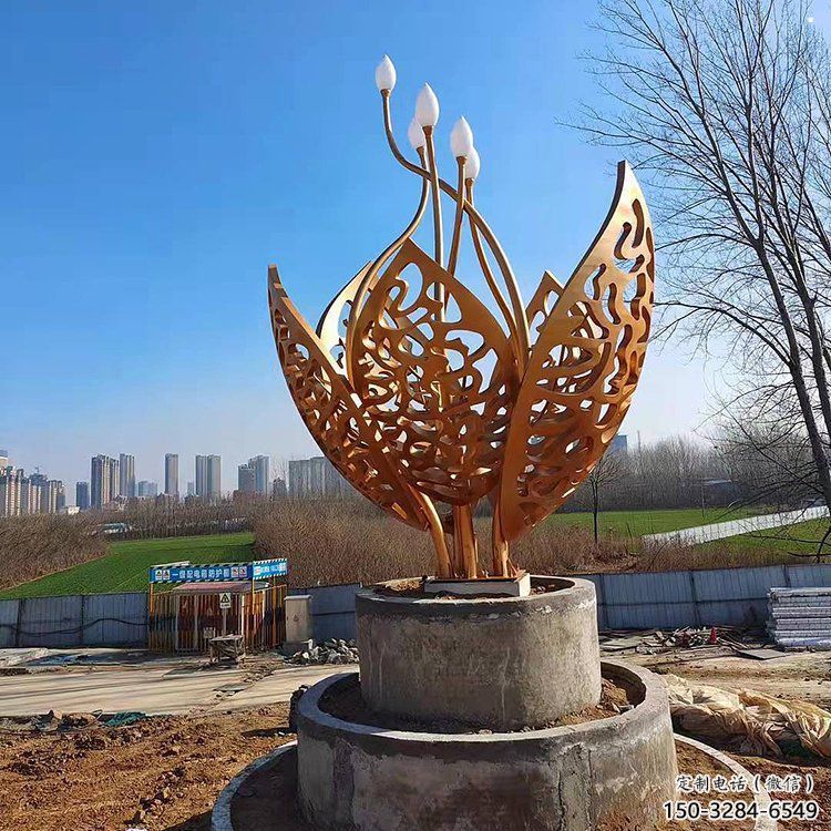 鏤空樹(shù)葉雕塑定價(jià)，廣場(chǎng)雕塑，烤漆樹(shù)葉雕塑優(yōu)價(jià)