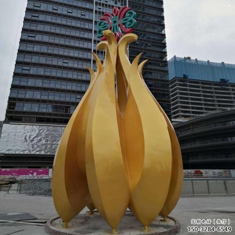 竹筍雕塑生產(chǎn)商，室外雕塑，不銹鋼竹筍雕塑廠家精品