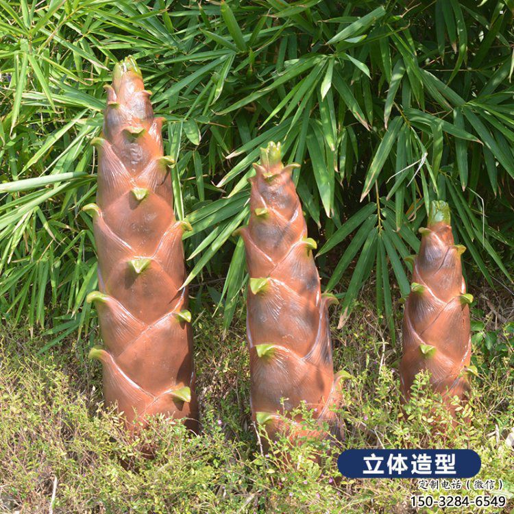 竹筍雕塑預(yù)定，創(chuàng)意雕塑，不銹鋼竹筍雕塑選用