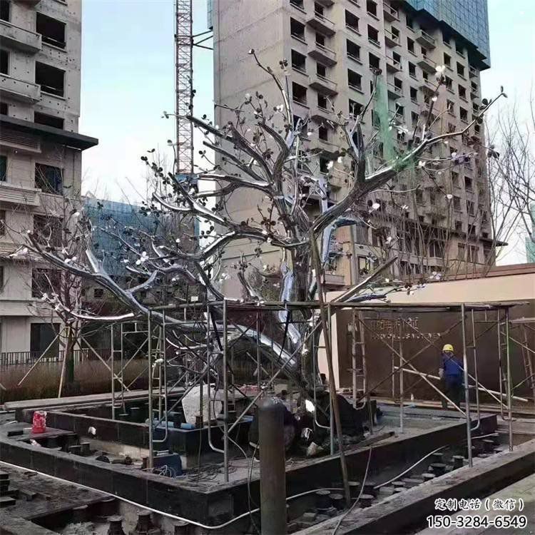 楓樹(shù)雕塑精選，室外雕塑，不銹鋼楓樹(shù)雕塑預(yù)定