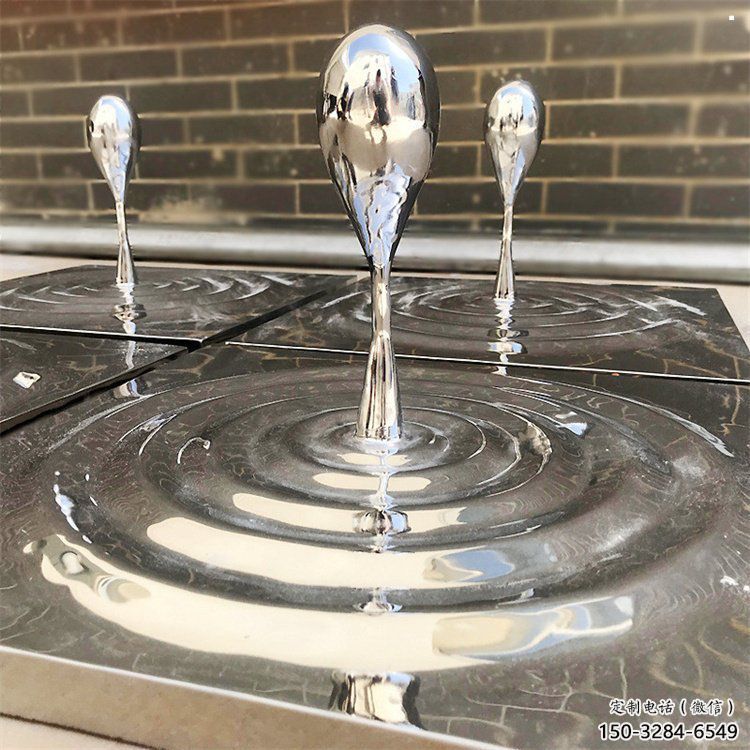 水滴雕塑指用，景觀雕塑，不銹鋼水滴雕塑點擊