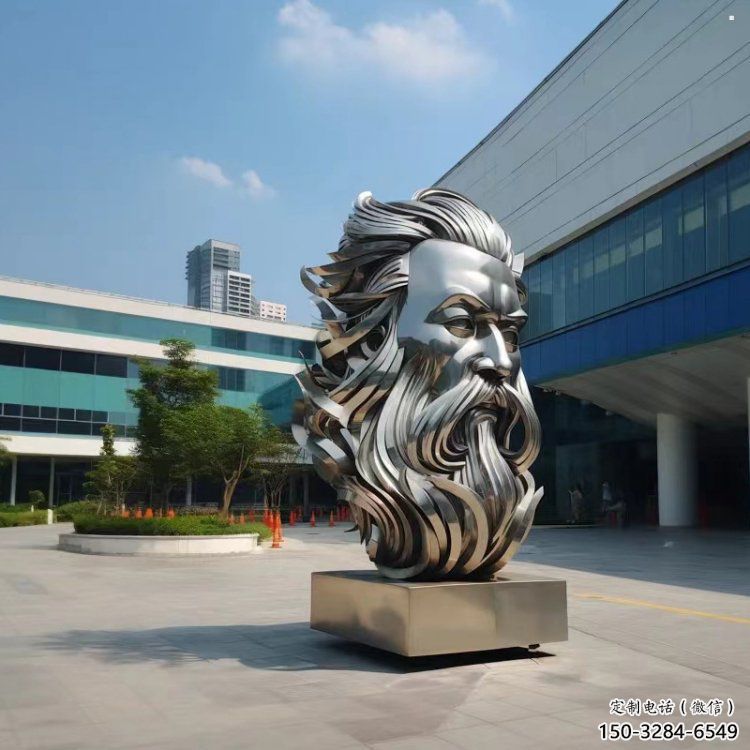 白鋼西方人雕塑提供，歐式藝術，中式鏡面人頭像雕塑通用