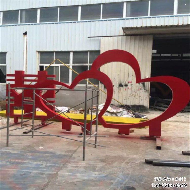 love雕塑制作專供，園林裝飾，建筑不銹鋼love雕塑廠家