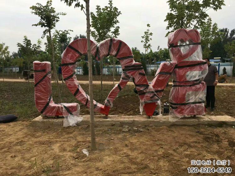 景觀love雕塑造型供需，廣場雕塑，不銹鋼love雕塑選用
