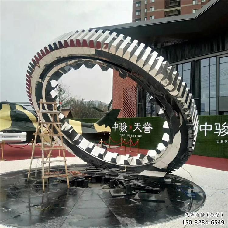 雙環(huán)雕塑提供，露天雕塑，不銹鋼雙環(huán)雕塑生產(chǎn)承接
