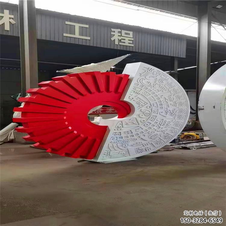 圓環(huán)雕塑制作選用，景區(qū)案例，美陳景觀制造商