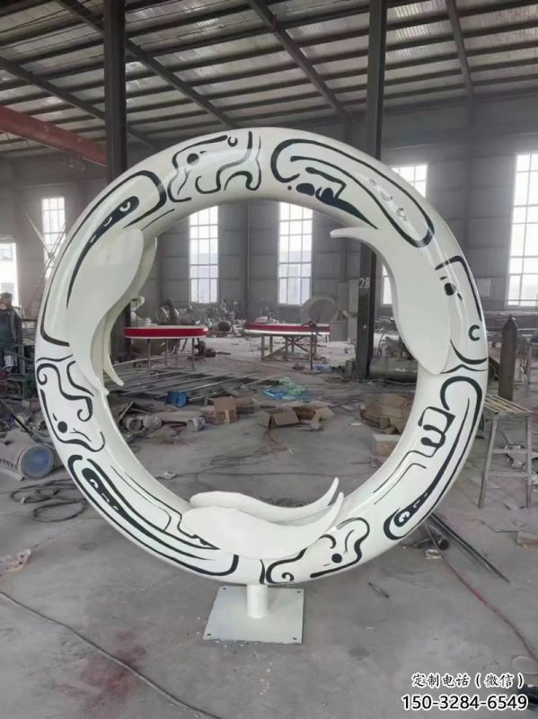 圓環(huán)方案精品，景觀雕塑，烤漆圓環(huán)雕塑生產(chǎn)商