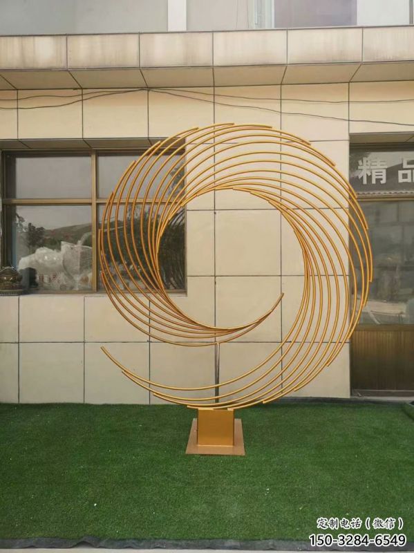 圓環(huán)雕塑定價(jià)，景觀雕塑，鏤空?qǐng)A環(huán)雕塑廠家批發(fā)