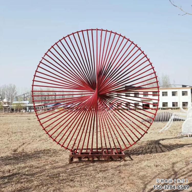 圓環(huán)雕塑定價(jià)，拉絲工藝，鏤空?qǐng)A環(huán)雕塑制作廠家
