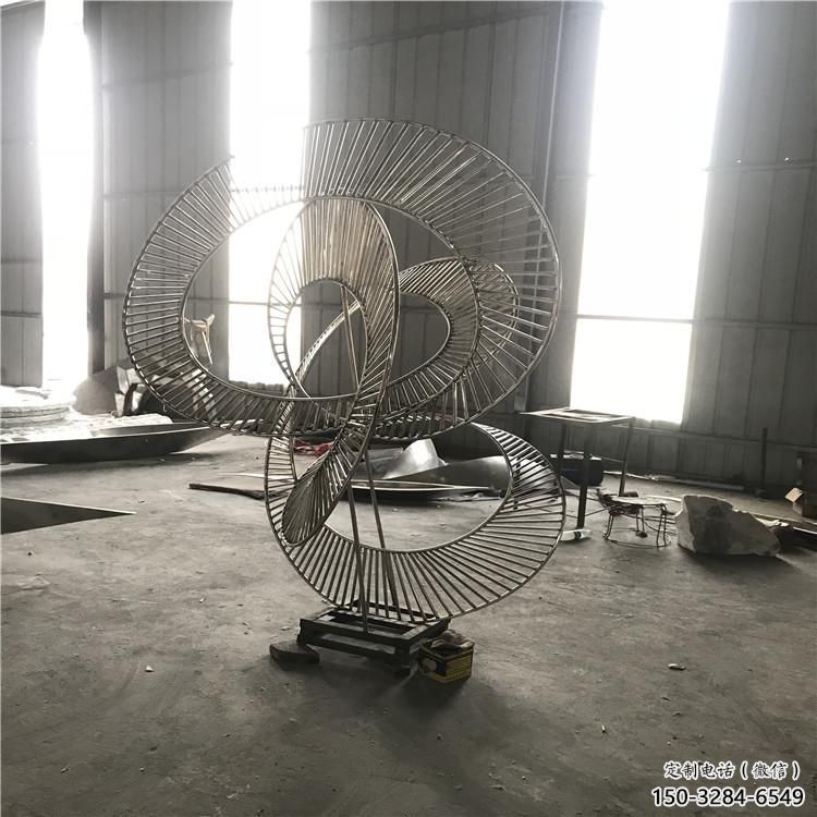 圓環(huán)雕塑供求，村標(biāo)概念，鏤空圓環(huán)雕塑制作承接