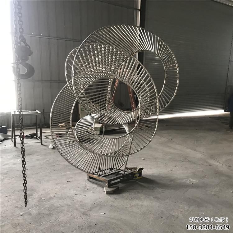 圓環(huán)方案供應，圓雕體系，鏤空圓環(huán)雕塑制作展品