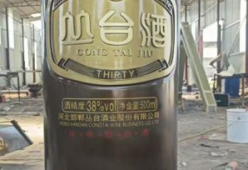室內(nèi)酒瓶雕塑，拉絲景觀雕塑，抽象效果