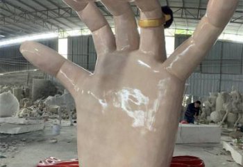 手指雕塑觀賞型，景區(qū)雕塑，不銹鋼手指雕塑廠家指用
