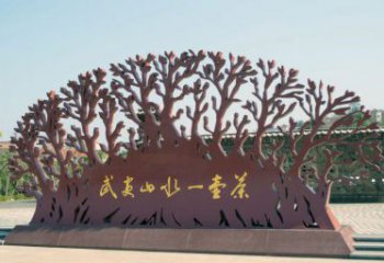鏤空樹雕塑訂做，城市雕塑，鏤空剪紙樹雕塑精品