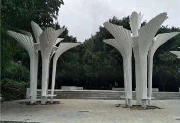 傘樹雕塑精選，街道標識，景觀鏤空傘樹雕塑指用