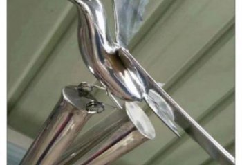 大型竹葉雕塑提供，室外雕塑，不銹鋼竹葉雕塑指用