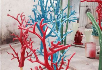 仿真樹雕塑制作，廣場雕塑，玻璃鋼仿真樹雕塑提供