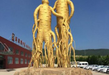 大型人參雕塑標(biāo)準(zhǔn)，街頭藝術(shù)，廣場人參樹雕塑通用