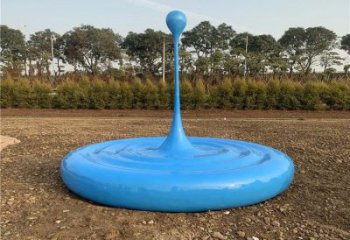 水滴雕塑制造，街景小品，景觀烤漆水滴雕塑優(yōu)價(jià)