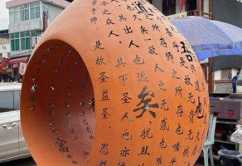 雕塑觀賞型，公園小品，景觀鏤空水滴雕塑常用